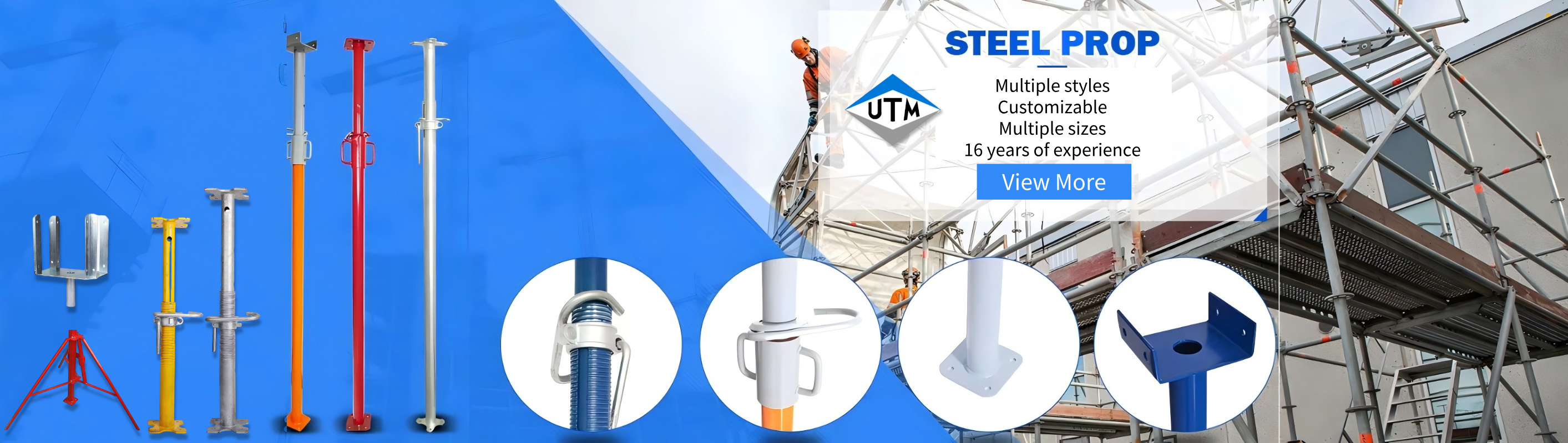 construction steel shoring prop suporte de escoramento de aço para construção