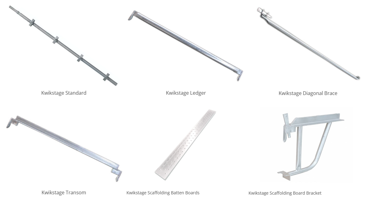 Peças do sistema de andaimes Kwikstage