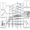 Galvanizado Q235 Aço 48,3mm Sistema de andaime de Ringlock