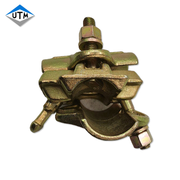 Braçadeira de ângulo reto forjada China 48,3 mm tipo italiano acoplador duplo