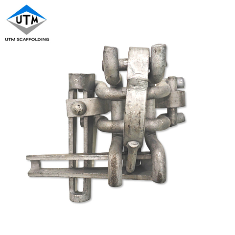 Andaime de acoplador duplo em forma de cunha Van Theil tipo braçadeira de ângulo reto duplo