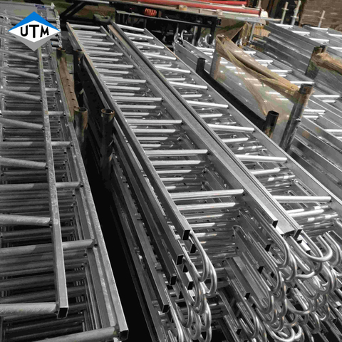 Q235 Galvanizado andaimes de aço vertical escada escada do gancho de escada para construção