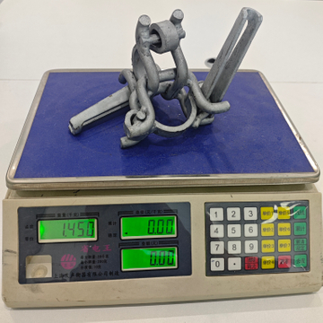 A gota fixa holandesa da braçadeira 48.3mm HDG do andaime forjou o acoplador dobro do ângulo direito de Holland