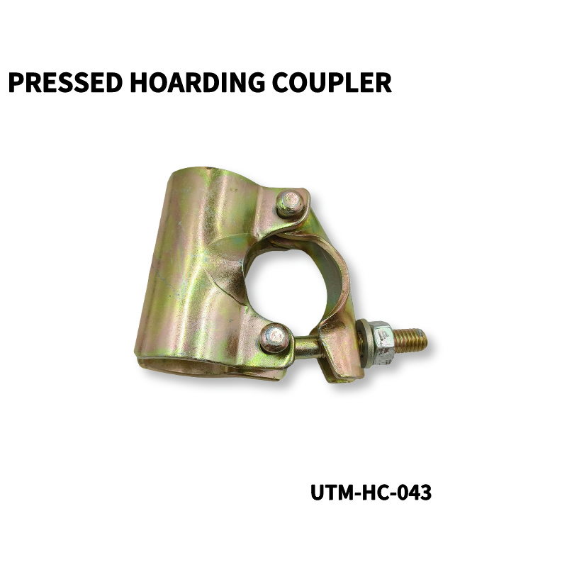 Acoplador de acumulação pressionado para andaimes