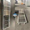 Construção de segurança Placas de caminhada de alumínio plataforma de plataforma de trapdoor com escada com escada