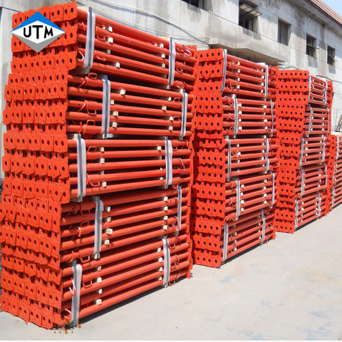 Tipo espanhol suportes de andaime para serviços pesados ​​Acrow Jack Steel Porp galvanizado poste de escoramento ajustável