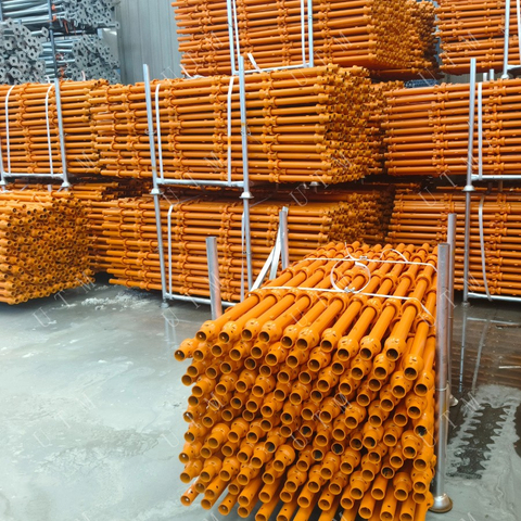 A China fabrica HDG pintada de 48,3 mm de 3,2 mm de andaimes de cuplock padrão vertical para venda