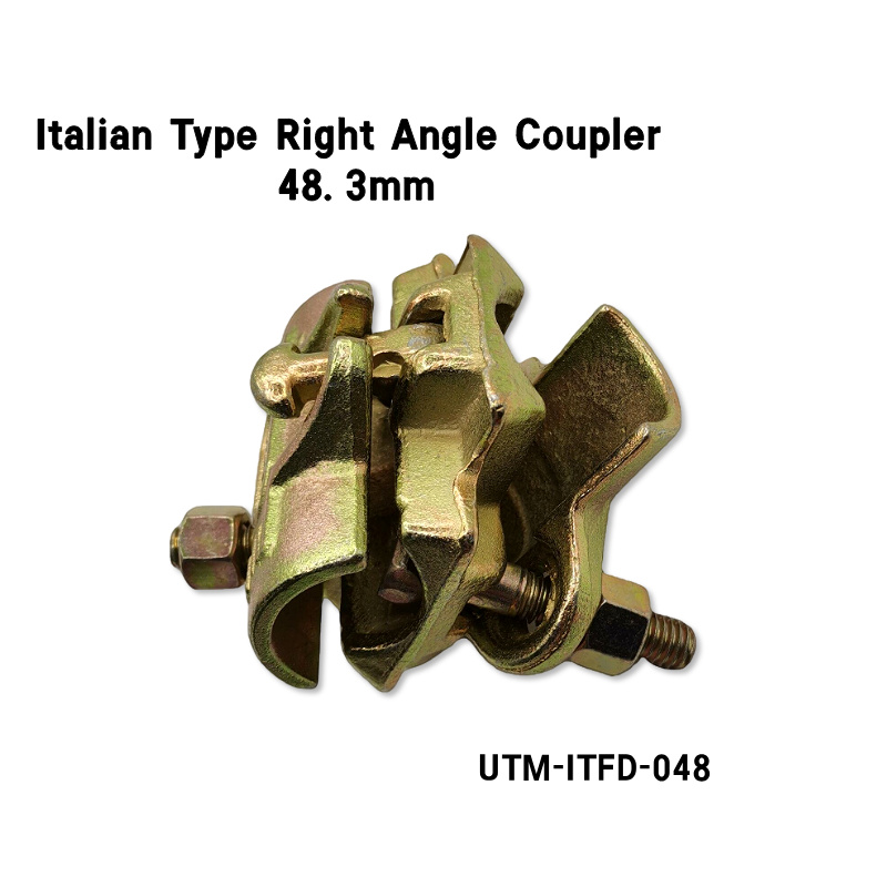 Acoplador de ângulo reto tipo italiano 48,3 mm