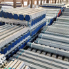Tubo de aço galvanizado redondo de tubo de aço Q235 Q345 na China Tubo de aço para andaimes de 6 m