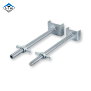 Hot Dip galvanized Q235 Aço de aço de aço Base Jack U Cabeça Hollow Jack Hollow