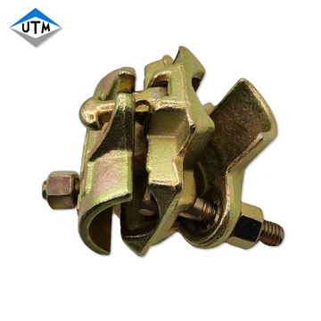 Braçadeira de ângulo reto forjada China 48,3 mm tipo italiano acoplador duplo