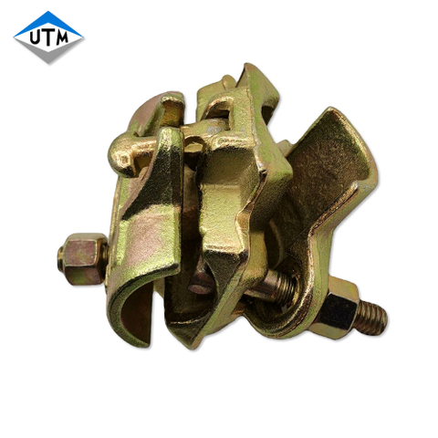 Braçadeira de ângulo reto forjada China 48,3 mm tipo italiano acoplador duplo